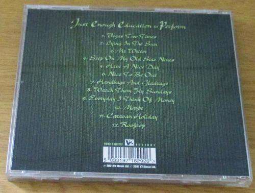 STEREOPHONICS Just Enough Education to Perform CD