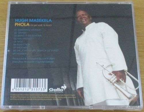 HUGH MASEKELA Phola CD [msr] Signed by Hugh Masekela