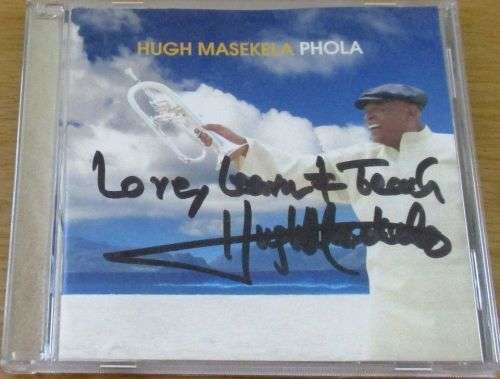 HUGH MASEKELA Phola CD [msr] Signed by Hugh Masekela