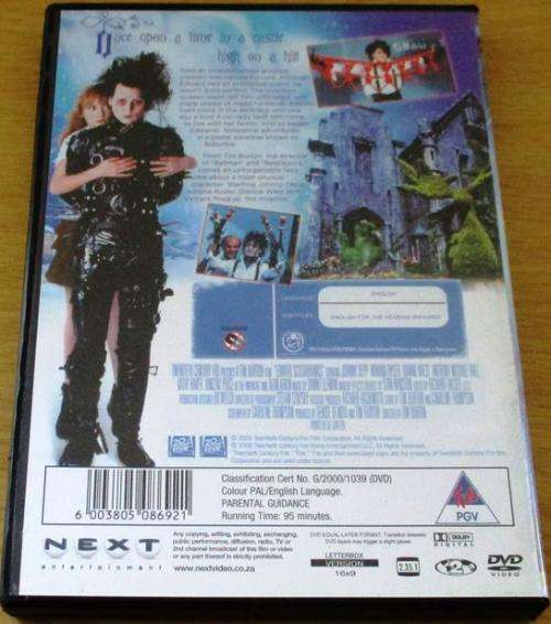 CULT FILM: EDWARD SCISSORHANDS Johnny Depp  [DVD BOX 8]