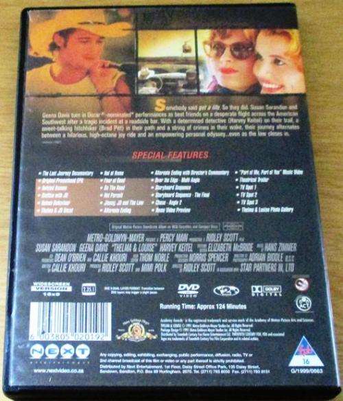 CULT FILM: THELMA & LOUISE Susan Sarandon Geena Davis  [SHELF D2]