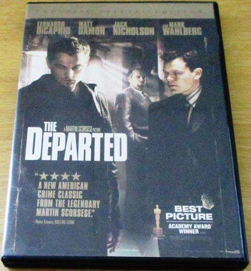 CULT FILM: THE DEPARTED matt Damon Leonardo Dicaprio Jack Nicholson  [Shelf D2]