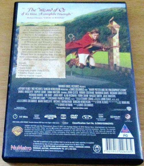CULT FILM: HARRY POTTER and the Philosopher`s Stone [DVD Box 14]