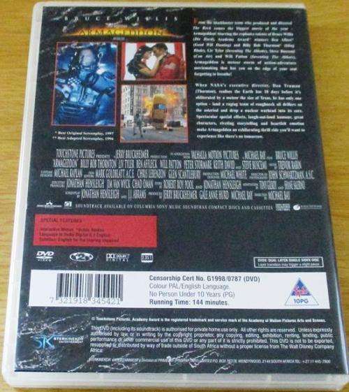 CULT FILM: ARMAGEDDON Bruce Willis  [DVD Box 14]