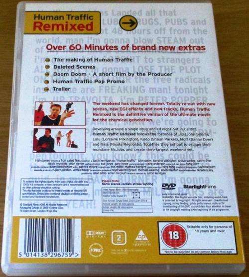 CULT FILM: HUMAN TRAFFIC Remixed [DVD Box 14]