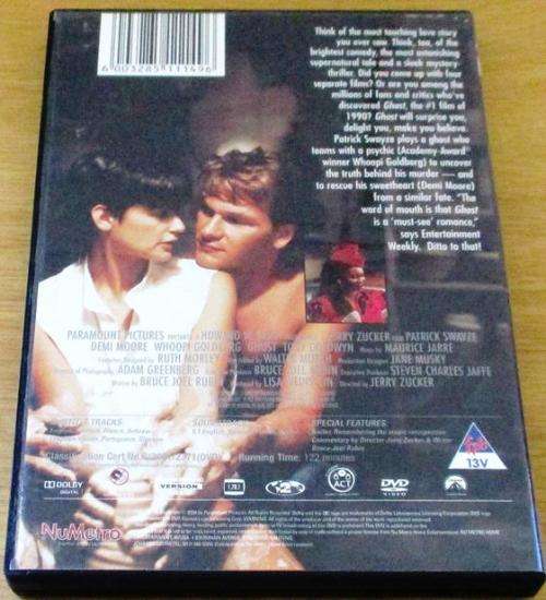 CULT FILM: GHOST Patrick Swayze Demi Moore [DVD Box 14]