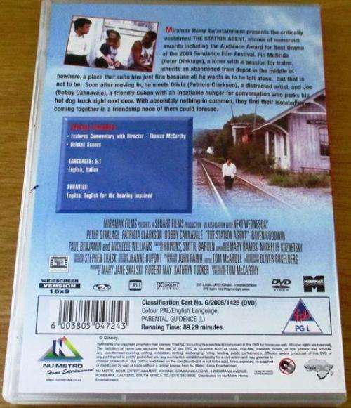 CULT FILM: THE STATION AGENT [DVD Box 14]