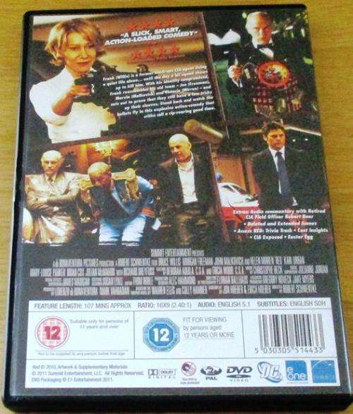 CULT FILM: RED Bruce Willis Morgan Freeman[DVD Box 15]