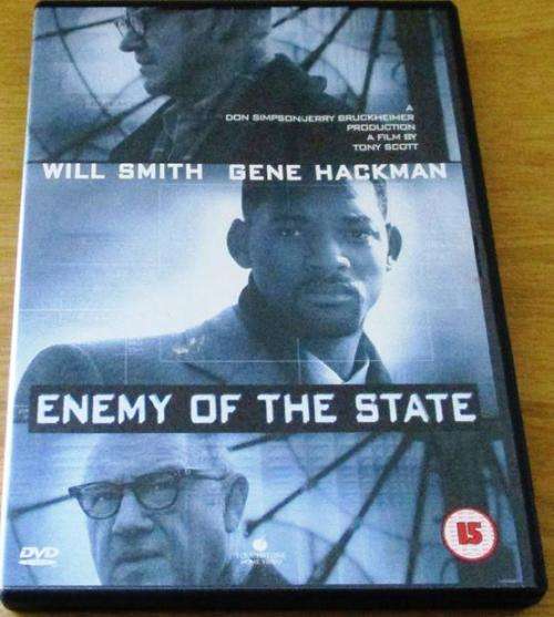 CULT FILM: ENEMY OF THE STATE Will Smith Gene Hackman [DVD Box 15]