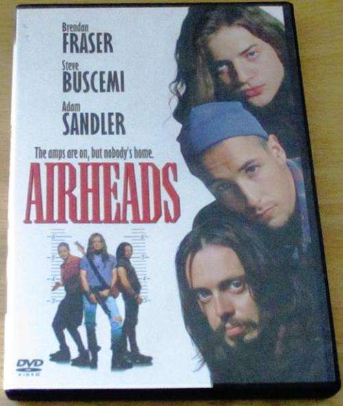 CULT FILM: AIRHEADS Brendan Fraser Adam Sandler [DVD Box 15]