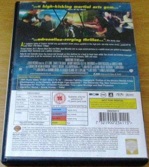 CULT FILM: CRADLE 2 THE GRAVE Jet Li [DVD Box 15]