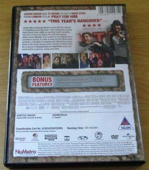 CULT FILM: GET HIM TO THE GREEK Jonah Hill Russell Brand [DVD Box 15]