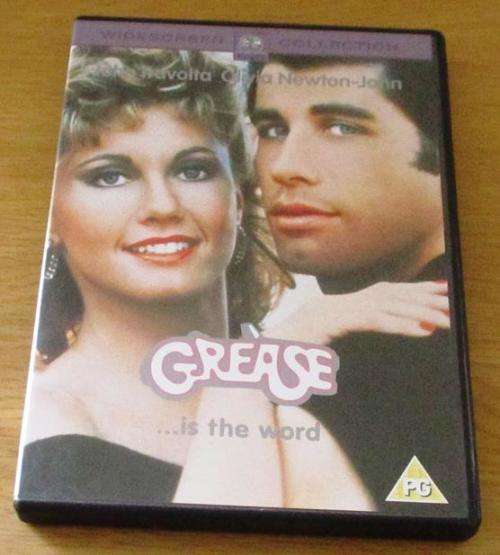 CULT FILM: GREASE John Travolto Olivia Newton John  [DVD Box 15]