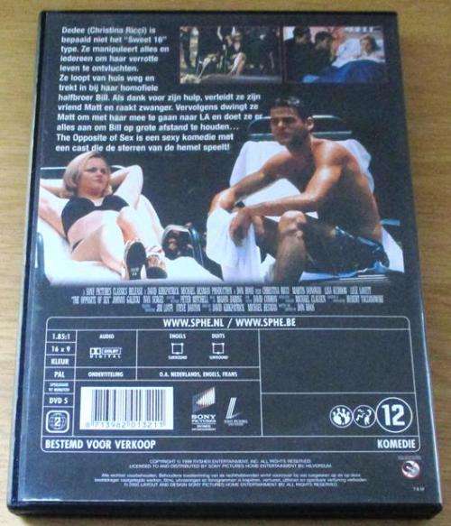 CULT FILM: THE OPPOSITE OF SEX Christina Ricci   [DVD Box 15]