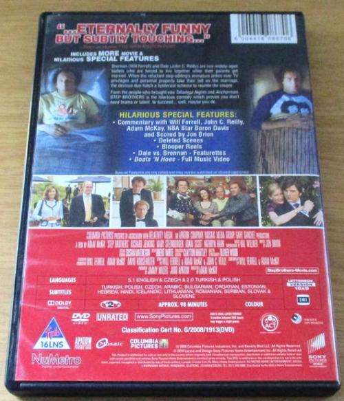 CULT FILM: STEP BROTHERS Will Ferrell John C Reilly   [DVD Box 15]