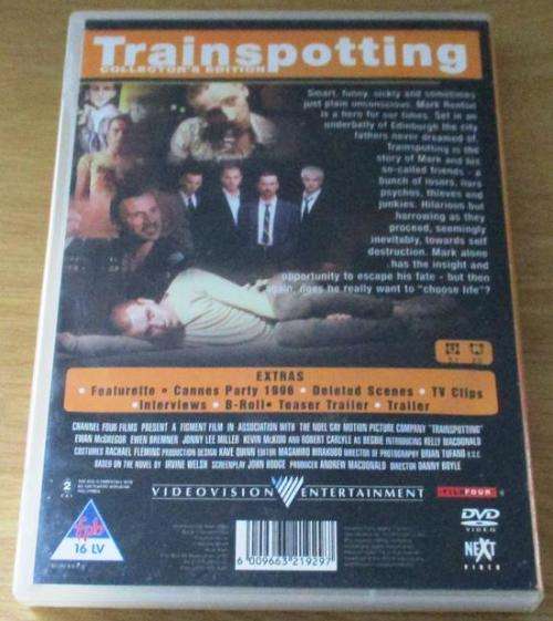 CULT FILM: TRAINSPOTTING Ewan McGregor   [DVD Box 15]