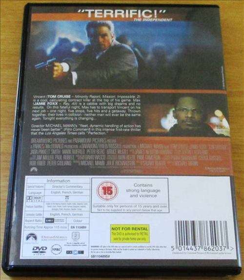 CULT FILM: COLLATERAL Tom Cruise [DVD Box 15]