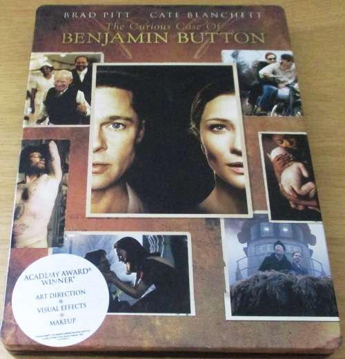 CULT FILM: THE CURIOUS CASE OF BENJAMIN BUTTON Steelcase Brad Pitt   [DVD Box 13]