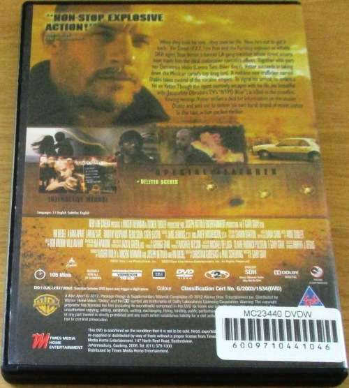 CULT FILM:  A MAN APART Vin Diesel  [DVD Box 12]
