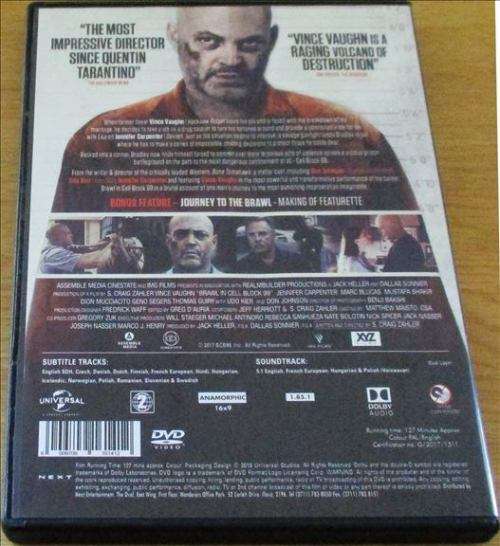 CULT FILM:  BRAWL IN CELL BLOCK 99 Vince Vaughn Don Johnson   [DVD Box 12]