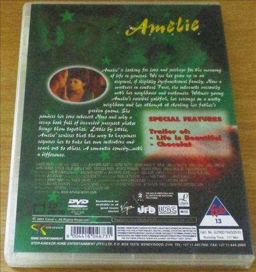CULT FILM:  AMELIE  [DVD Box 12]