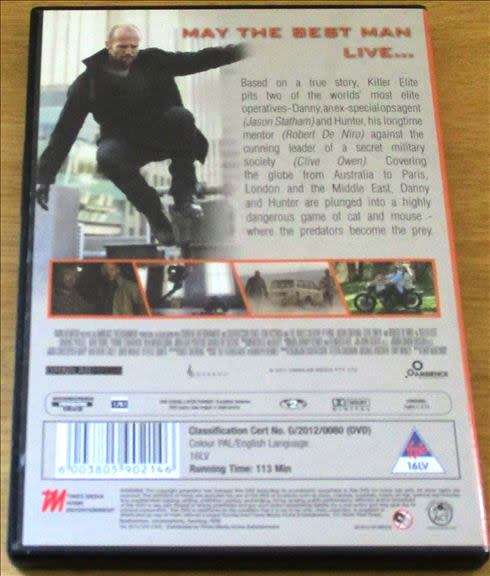 CULT FILM: KILLER ELITE Jason Statham Robert De Niro [DVD Box 15]