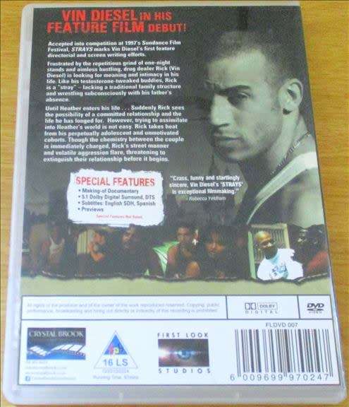 CULT FILM: STRAYS Vin Diesel  [DVD Box 12]