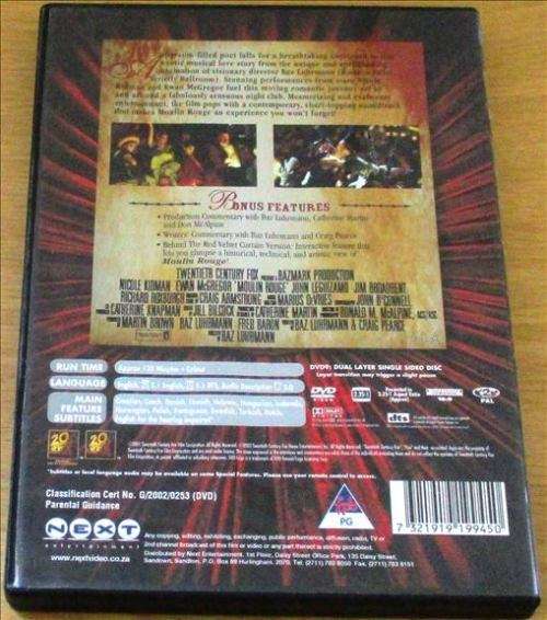 CULT FILM: MOULIN ROUGE! [DVD Box 12]