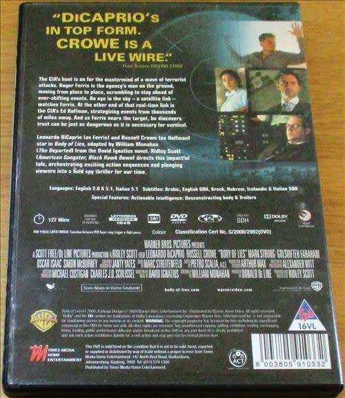 CULT FILM: Body of lies Premium Collection [DVD Box 11]