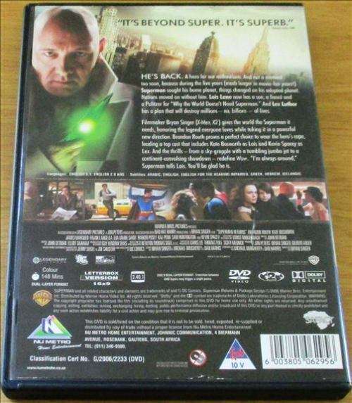 CULT FILM: SUPERMAN RETURNS  [DVD Box 11]