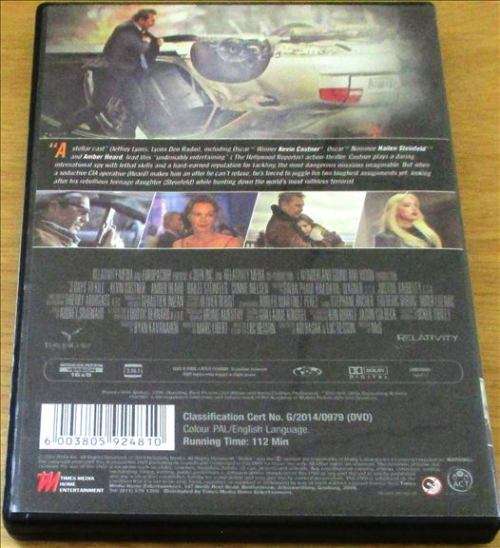 CULT FILM: 3 DAYS TO KILL Kevin Costner Amber Heard  [DVD Box 11]
