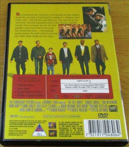 CULT FILM: THE FULL MONTY [DVD Box 11]