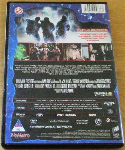 CULT FILM: GHOSTBUSTERS [DVD Box 11]