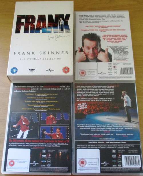 CULT FILM: FRANK SKINNER The Stand Up Collection 3xDVD BOX SET  [DVD Box 15]