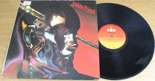 JUDAS PRIEST Stained Glass LP VINYL RECORD