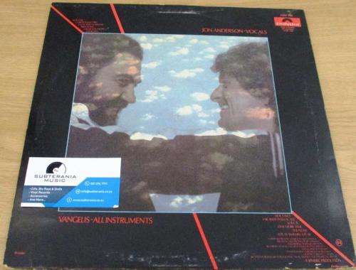 JON AND VANGELIS Short Stories LP VINYL RECORD