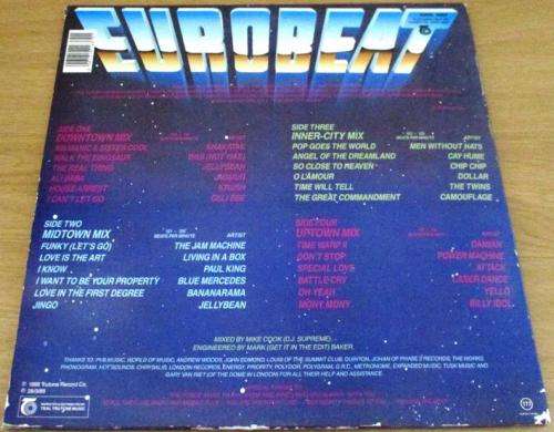 EUROBEAT VOL.4  LP VINYL RECORD