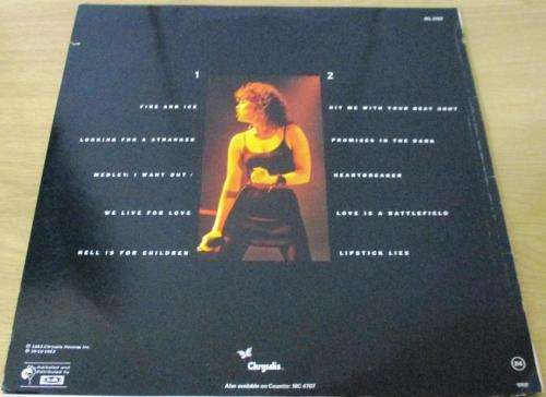 PAT BENATAR Live Album LP VINYL RECORD