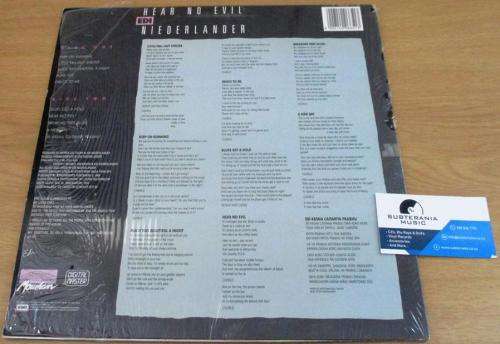 EDI NIEDERLAND Hear No Evil VINYL RECORD
