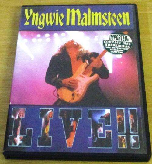 YNGWIE MALMSTEEN Live DVD