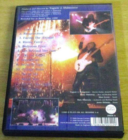 YNGWIE MALMSTEEN Live DVD