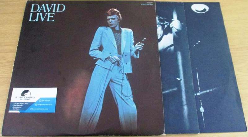 DAVID BOWIE Live 2xLP VINYL RECORD