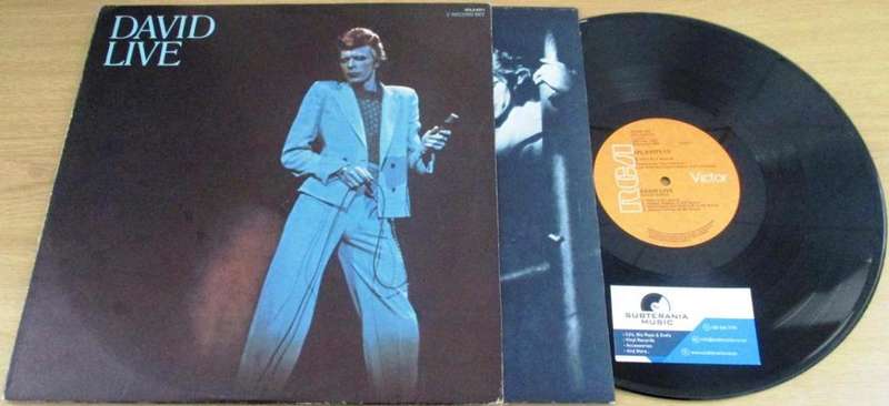 DAVID BOWIE Live 2xLP VINYL RECORD
