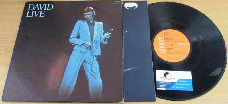 DAVID BOWIE Live 2xLP VINYL RECORD