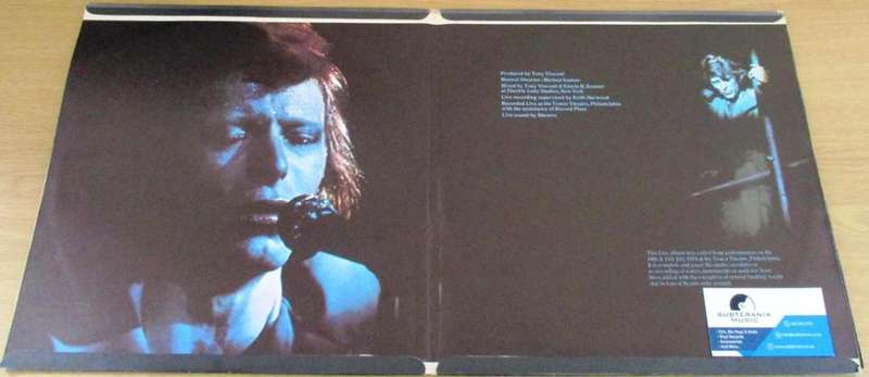 DAVID BOWIE Live 2xLP VINYL RECORD