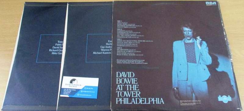 DAVID BOWIE Live 2xLP VINYL RECORD