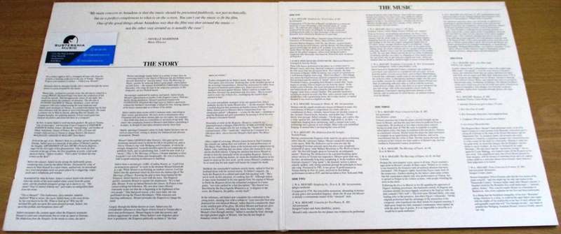 AMADEUS O.S.T. 2xLP VINYL RECORD