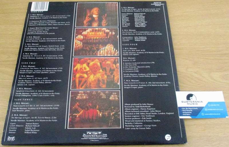 AMADEUS O.S.T. 2xLP VINYL RECORD