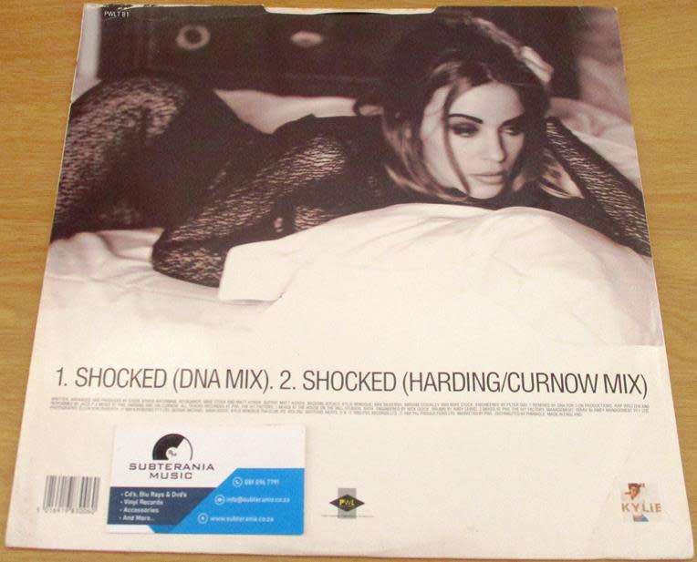 KYLIE MINOGUE Shocked 12` Maxi Single VINYL RECORD
