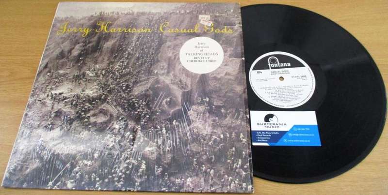 JERRY HARRISON of TALKING HEADS Casual Gods VINYL RECORD